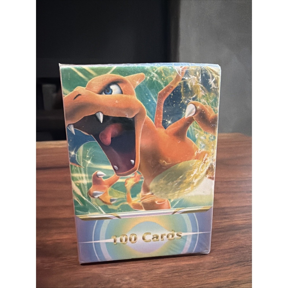 Pocket Monsters Card Game 100 Card Booster Box New Sealed Charizard Cover